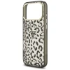 Чохол Guess IML Leopard Glitter Triangle Logo для iPhone 18 Pro Max | 17 Pro Max Black (GUHMP18XHLEGTGLK)