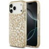 Чохол Guess IML Leopard Glitter Triangle Logo для iPhone 18 Pro | 17 Pro Brown (GUHMP18LHLEGTGLW)