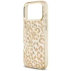 Чохол Guess IML Leopard Glitter Triangle Logo для iPhone 18 Pro | 17 Pro Brown (GUHMP18LHLEGTGLW)