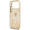 Чохол Guess IML Leopard Glitter Triangle Logo для iPhone 18 Pro | 17 Pro Brown (GUHMP18LHLEGTGLW)