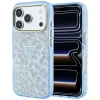 Чохол Guess IML Leopard Glitter Triangle Logo для iPhone 18 Pro Max | 17 Pro Max Blue (GUHMP18XHLEGTGLU)