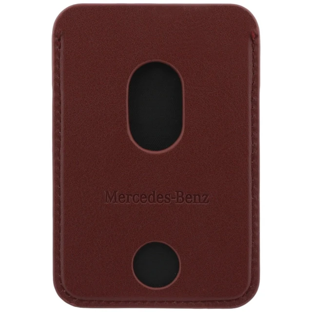 Чехол + портмоне Mercedes Grill Pattern Leather для iPhone 18 Pro Burgundy (MEHMBWP18L25PWPR)