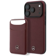 Чехол Mercedes Grill Pattern and Card Wallet Leather для iPhone 18 Pro Max | 17 Pro Max Black (MEHMBWP18X25PWPR)
