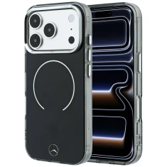 Чехол Mercedes Double Layer Iconic Logo для iPhone 18 Pro Max | 17 Pro Max Black (MEHMP18X25HYILK)