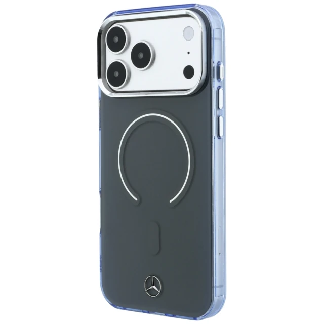 Чехол Mercedes Double Layer Iconic Logo для iPhone 18 Pro Max | 17 Pro Max Grey (MEHMP18X25HYILA)