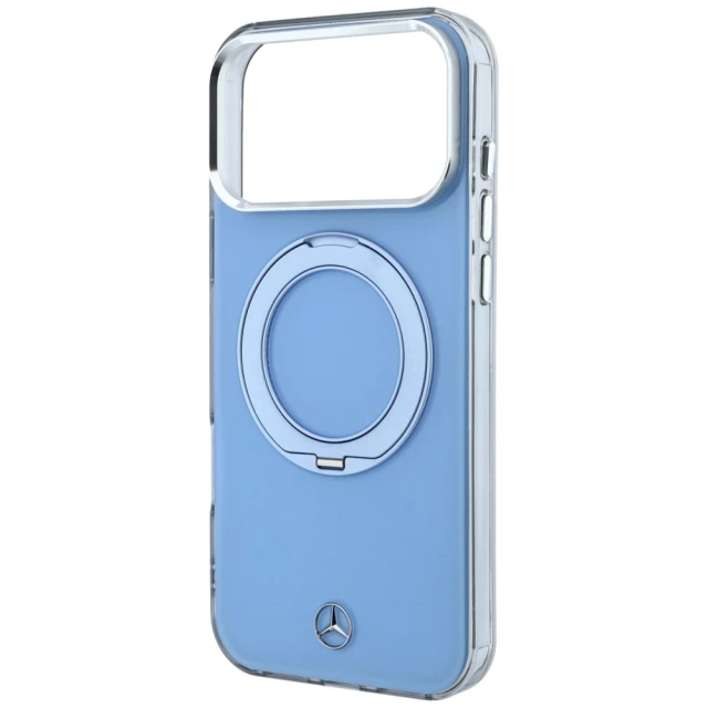 Чохол Mercedes with Ring Stand and Iconic Logo для iPhone 18 Pro Max | 17 Pro Max Blue (MEHMP18X25HRSILB)