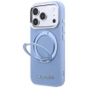 Чохол Karl Lagerfeld Ring Stand 360 Saffiano Classic Logo для iPhone 18 Pro Max | 17 Pro Max Light Blue (KLHMP18X6PSARSKMB)