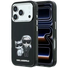Чохол Karl Lagerfeld Smooth Karl & Choupette Bodies Sketch для iPhone 18 Pro | 17 Pro Black (KLHMP18L6PWKCIDK)
