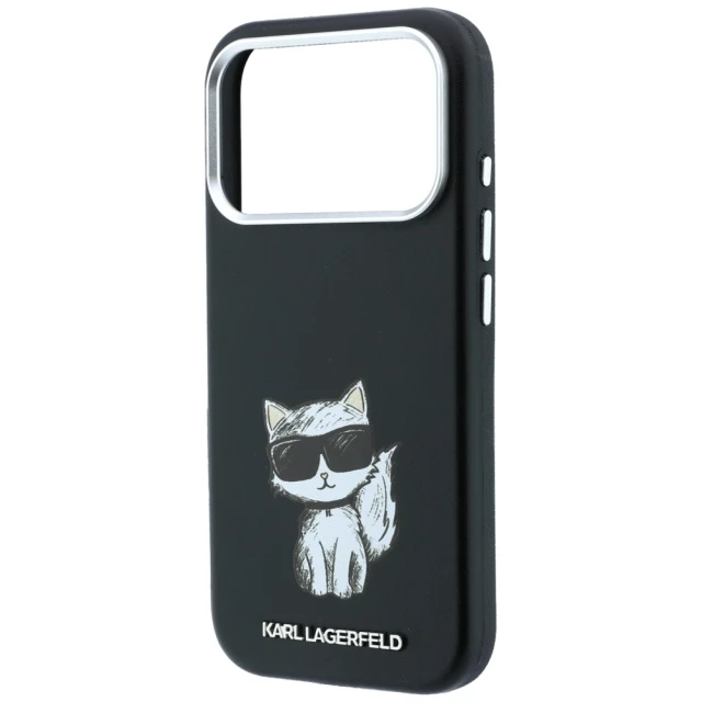 Чохол Karl Lagerfeld Smooth Choupette Sketch для iPhone 18 Pro | 17 Pro Black (KLHMP18L6PWCIKDK)