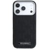 Чохол Karl Lagerfeld Grained Mono Resin Logo для iPhone 18 Pro Max | 17 Pro Max Black (KLHMP18X6PWKLMHK)