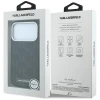 Чохол Karl Lagerfeld Grained Mono Resin Logo для iPhone 18 Pro Max | 17 Pro Max Black (KLHMP18X6PWKLMHK)