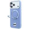 Чохол Karl Lagerfeld with Ring Stand 360 Choupette Head Pin для iPhone 18 Pro Max | 17 Pro Max Light Blue (KLHMP18XPSRSCHHB)