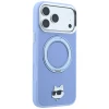 Чохол Karl Lagerfeld with Ring Stand 360 Choupette Head Pin для iPhone 18 Pro Max | 17 Pro Max Light Blue (KLHMP18XPSRSCHHB)