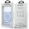 Чохол Karl Lagerfeld with Ring Stand 360 Karl Head Pin для iPhone 18 Pro Max | 17 Pro Max Light Blue (KLHMP18XPSRSKLHB)