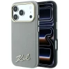 Чохол Karl Lagerfeld Saffiano Small Script Metal Logo для iPhone 18 Pro | 17 Pro Beige (KLHMP18L6PWSKSE)