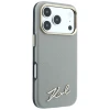 Чехол Karl Lagerfeld Saffiano Small Script Metal Logo для iPhone 18 Pro Max | 17 Pro Max Beige (KLHMP18X6PWSKSE)