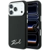 Чохол Karl Lagerfeld Saffiano Small Script Metal Logo для iPhone 18 Pro Max | 17 Pro Max Black (KLHMP18X6PWSKSK)