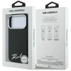 Чохол Karl Lagerfeld Saffiano Small Script Metal Logo для iPhone 18 Pro Max | 17 Pro Max Black (KLHMP18X6PWSKSK)