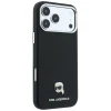 Чохол Karl Lagerfeld Grained Karl Head Metal для iPhone 18 Pro | 17 Pro Black (KLHMP18L6PSKHLK)