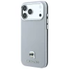 Чохол Karl Lagerfeld Grained Karl Head Metal для iPhone 18 Pro | 17 Pro Grey (KLHMP18L6PSKHLG)