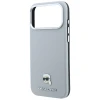 Чохол Karl Lagerfeld Grained Karl Head Metal для iPhone 18 Pro | 17 Pro Grey (KLHMP18L6PSKHLG)
