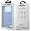 Чохол Karl Lagerfeld Grained Karl Head Metal для iPhone 18 Pro | 17 Pro Blue (KLHMP18L6PSKHLB)