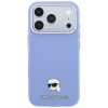 Чохол Karl Lagerfeld Grained Karl Head Metal для iPhone 18 Pro Max | 17 Pro Max Blue (KLHMP18X6PSKHLB)