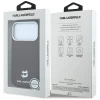 Чохол Karl Lagerfeld Grained Choupette Head Metal для iPhone 18 Pro Max | 17 Pro Max Burgundy (KLHMP18X6PSCHLR)