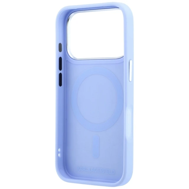 Чохол Karl Lagerfeld Point & Choupette Sketch для iPhone 18 Pro Blue (KLHMP18L6PCCPRB)