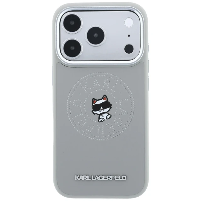 Чохол Karl Lagerfeld Point & Choupette Sketch для iPhone 18 Pro | 17 Pro Grey (KLHMP18L6PCCPRG)
