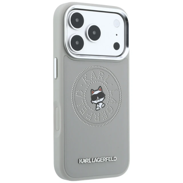 Чохол Karl Lagerfeld Point & Choupette Sketch для iPhone 18 Pro | 17 Pro Grey (KLHMP18L6PCCPRG)