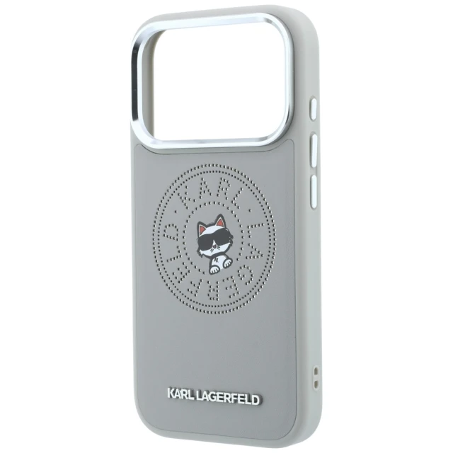 Чохол Karl Lagerfeld Point & Choupette Sketch для iPhone 18 Pro | 17 Pro Grey (KLHMP18L6PCCPRG)