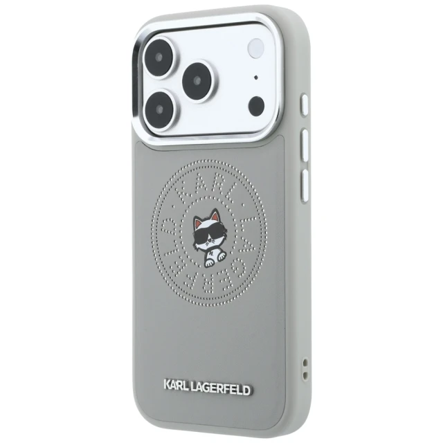 Чохол Karl Lagerfeld Point & Choupette Sketch для iPhone 18 Pro Max | 17 Pro Max Grey (KLHMP18X6PCCPRG)