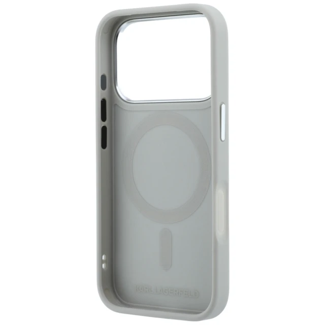 Чохол Karl Lagerfeld Point & Choupette Sketch для iPhone 18 Pro Max | 17 Pro Max Grey (KLHMP18X6PCCPRG)