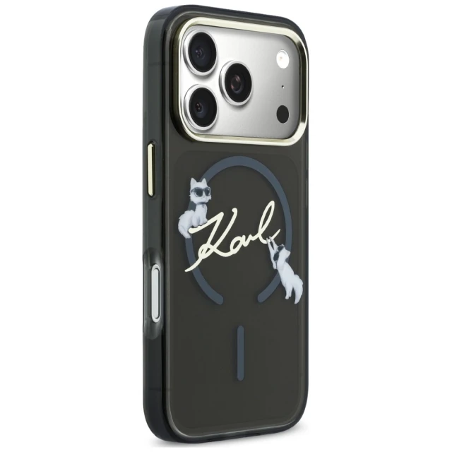 Чехол Karl Lagerfeld Script Logo для iPhone 18 Pro Max | 17 Pro Max Black (KLHMP18X5HKSCAK)