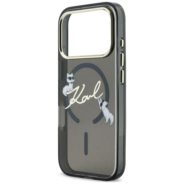 Чехол Karl Lagerfeld Script Logo для iPhone 18 Pro Max | 17 Pro Max Black (KLHMP18X5HKSCAK)