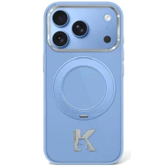 Чохол Karl Lagerfeld IML Ring Stand 360 Kameo Metal для iPhone 18 Pro Max | 17 Pro Max Blue (KLHMP18X6HRSMKMB)