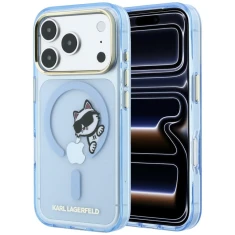 Чехол Karl Lagerfeld Peekaboo Logo для iPhone 18 Pro Max | 17 Pro Max Blue (KLHMP18X6HCPSCB)