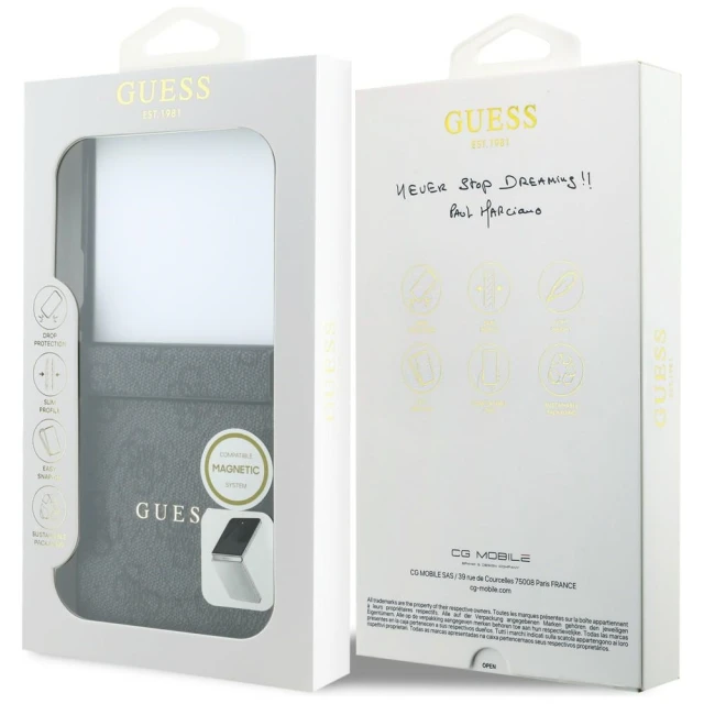 Чохол Guess 4G Classic для Samsung Galaxy Flip 8 Black (GUHMZF8P4MSEGCK)