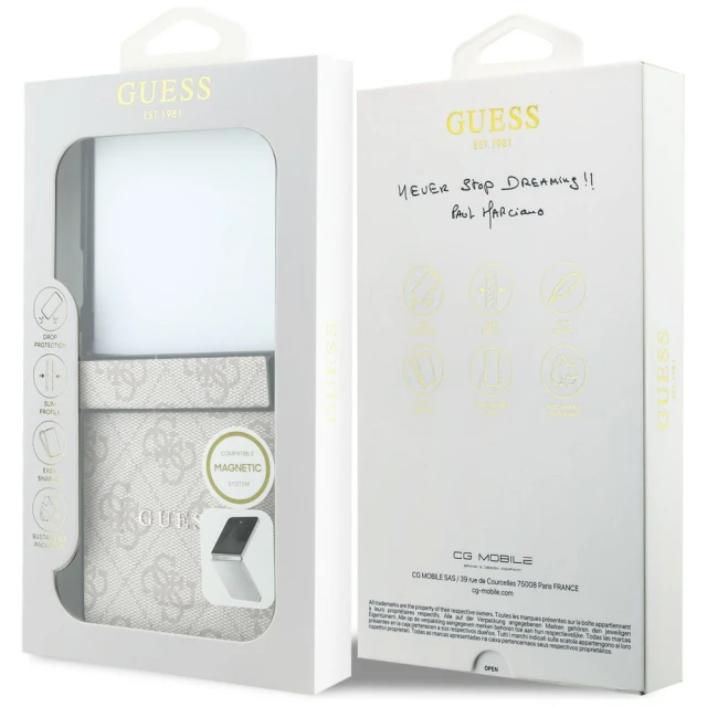 Чохол Guess 4G Classic для Samsung Galaxy Flip 8 Pink (GUHMZF8P4MSEGCP)