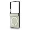 Чохол Guess Magnetic Ring Stand Grained Classic Logo для Samsung Galaxy Flip 8 Beige (GUHMZF86PSGRSCLE)