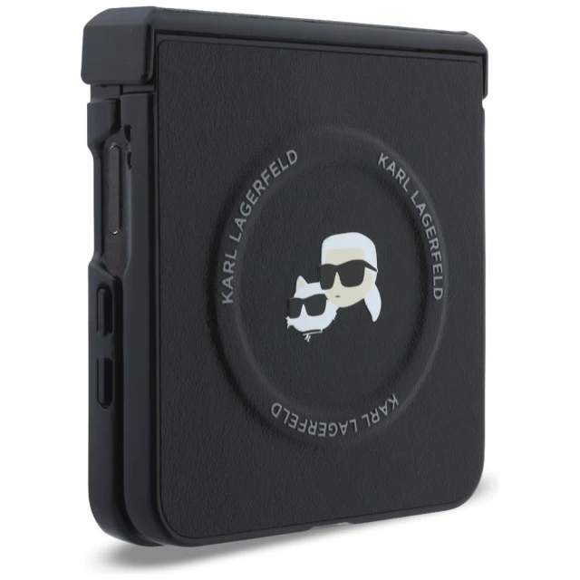 Чохол Karl Lagerfeld Karl&Choupette Pins для Samsung Galaxy Flip 8 Black (KLHMZF8PSMLRKCK)