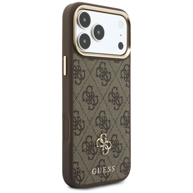 Чохол Guess 4G з портфелем для iPhone 18 Pro | 17 Pro Brown (GUBPHCP18LP4SM44CW)