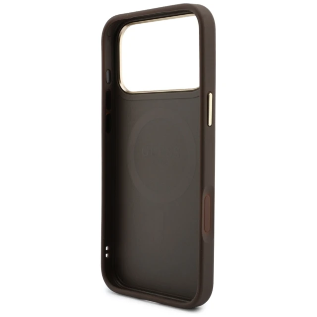 Чохол Guess 4G з портфелем для iPhone 18 Pro | 17 Pro Brown (GUBPHCP18LP4SM44CW)