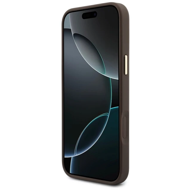Чохол Guess 4G з портфелем і смичкою для iPhone 18 Pro Max | 17 Pro Max Brown (GUBPHUP18XP4SM44CW)