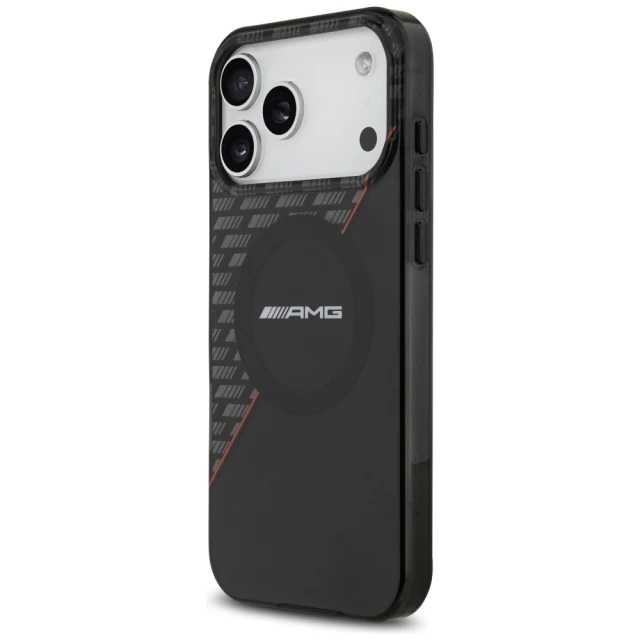 Чохол Mercedes AMG IML Double Layer Rhombs MagSafe для iPhone 18 Pro Max | 17 Pro Max Black Red (AMHMP18X24HRDKR)
