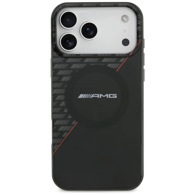 Чохол Mercedes AMG IML Double Layer Rhombs MagSafe для iPhone 18 Pro Max | 17 Pro Max Black Red (AMHMP18X24HRDKR)