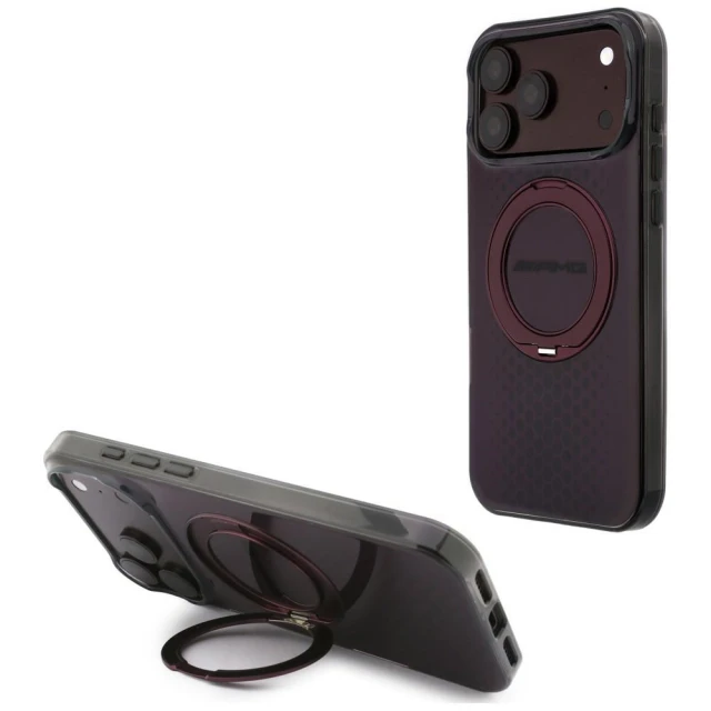 Чохол Mercedes AMG IML Double Layer Urban Line with Ring Stand для iPhone 18 Pro Max | 17 Pro Max Red (AMHMP18X24HRSGPR)