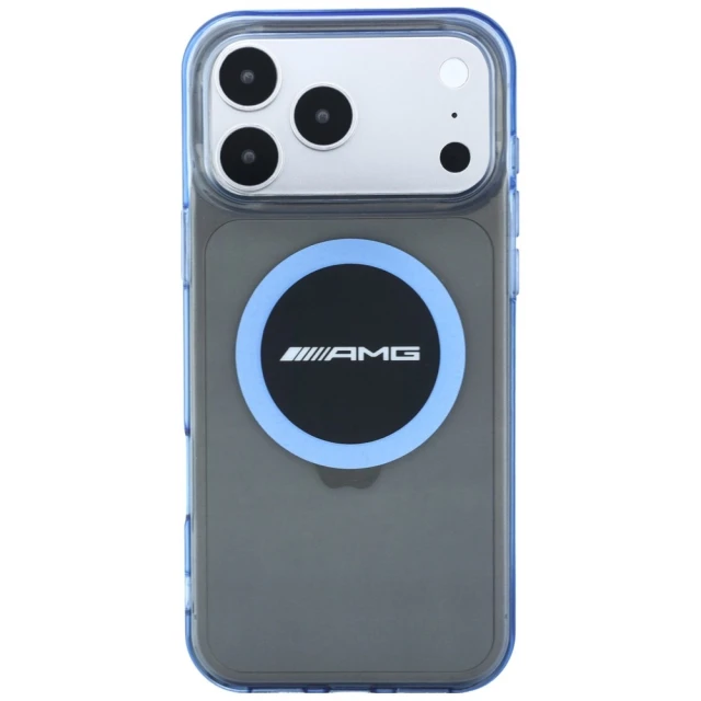 Чохол Mercedes AMG IML Transparent Bicolor Block для iPhone 18 Pro Max | 17 Pro Max Black Blue (AMHMP18X24HTBKB)