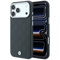 Чохол BMW Sign Deboss Quilted Metal Logo для iPhone 18 Pro | 17 Pro Grey (BMHMP18L26SWOSPA)